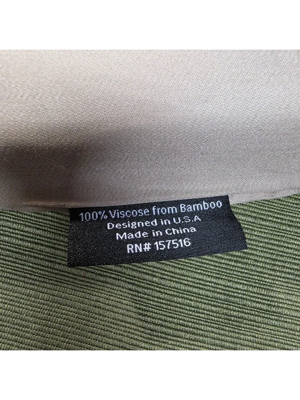 LUXOME 100% Bamboo Viscose King Pillowcase Set Taupe Bronze 20